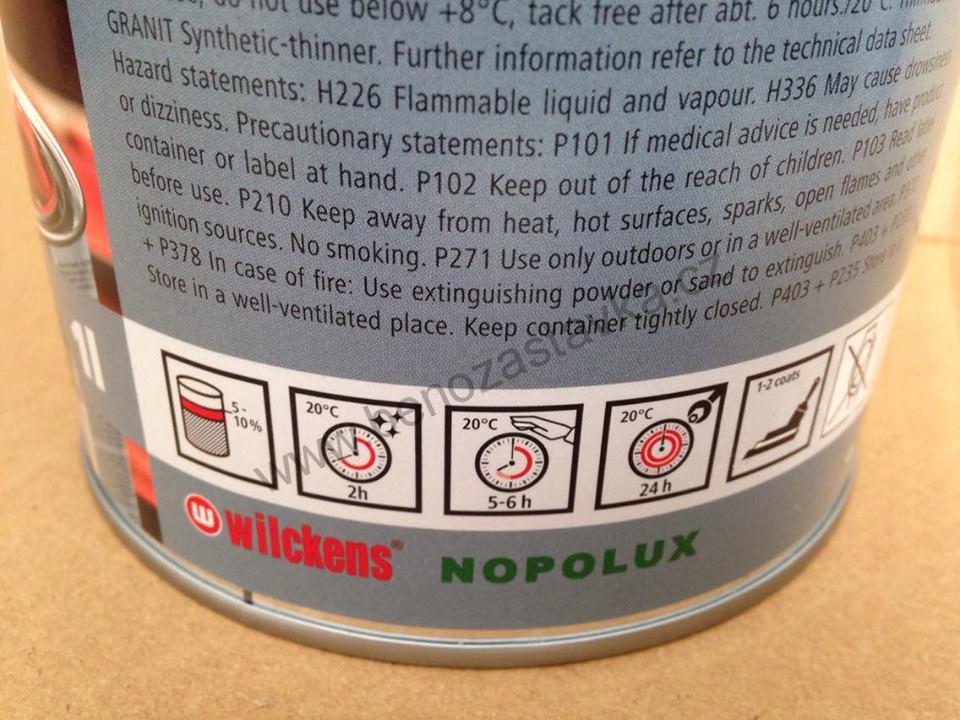 Originál barva - Saphir žluto šedá - barevný lak - 1L