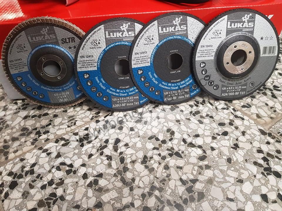 Flex úhlová bruska 1000 W, 125mm - L1001 - FLEX + 4ks kotouče
