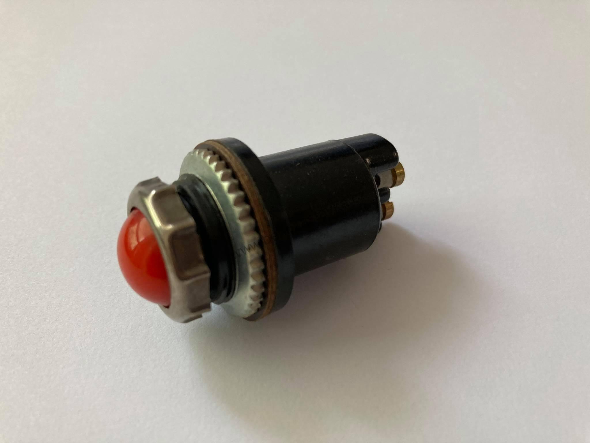 Malá kontrolní lampa spínače, oranžová kontrolka - Zetor