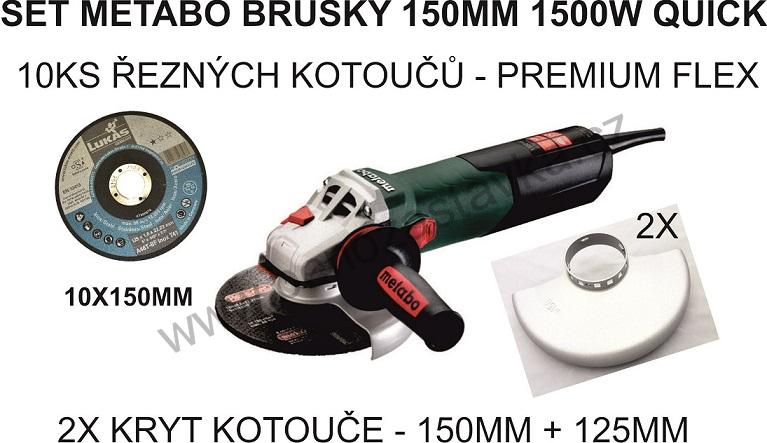 SET Úhlová bruska Metabo 150MM