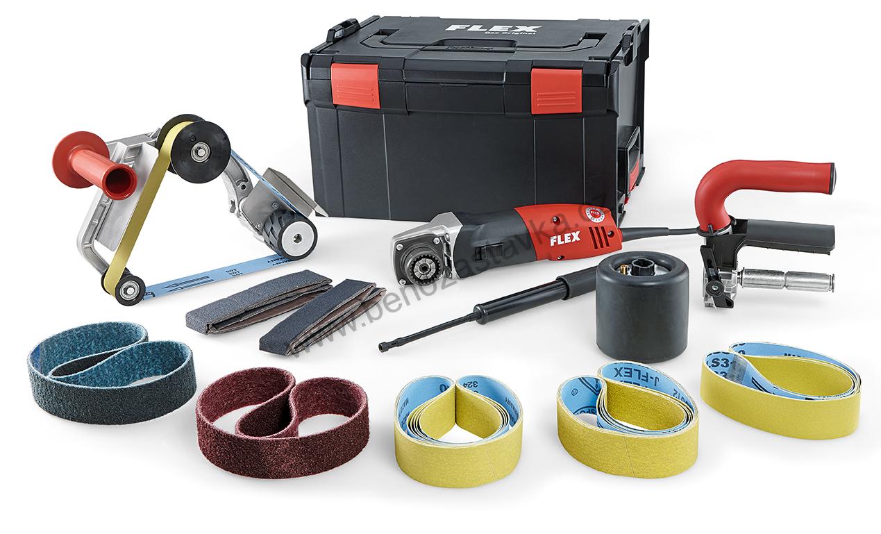BSE 14-3 INOX Set Satinírka a bruska na pásové broušení trubek TRINOXFLEX v sadě