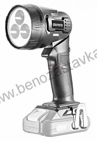GRAPHITE Akumulátorová svítilna 18V, Li-Ion