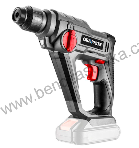 GRAPHITE Vrtací kladivo SDS-plus, Energy+, 18V, Li-Ion
