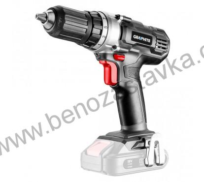 GRAPHITE Akumulátorový vrtací šroubovák Energy+ 18V, Li-Ion, rychloupínací sklíčidlo 13mm