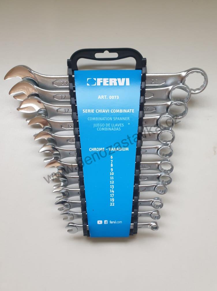 Sada očkoplochých klíčů DIN 3113 - 6^22 mm - FERVI