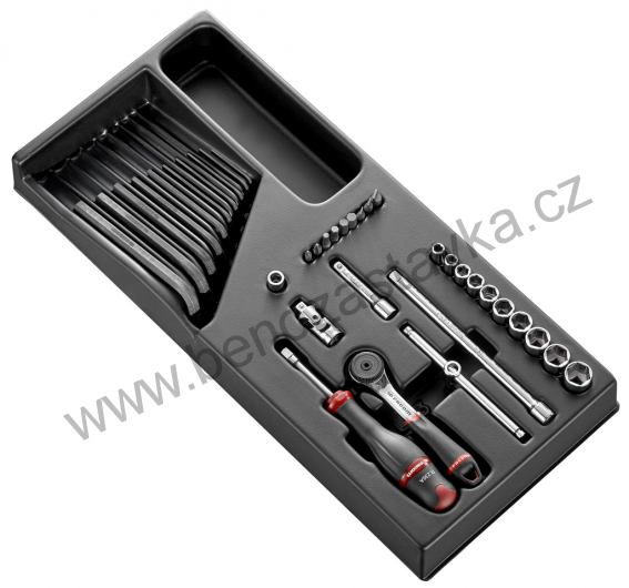 Modul 1/4" nářadí s 6hrannými hlavicemi a bity