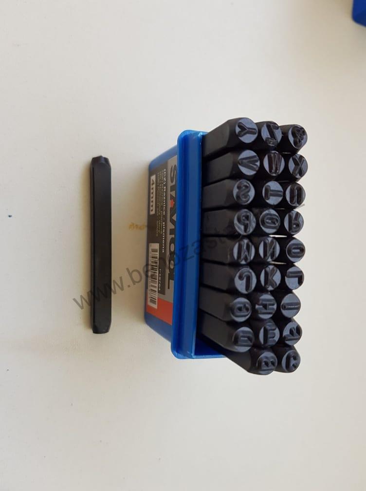 Raznice ruční -  písmena - 4.0 mm