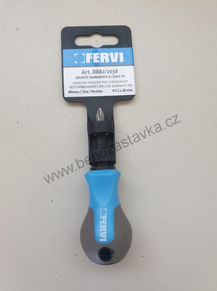 Šroubovák křížový - DIA hrot - PH 2x38 mm - FERVI