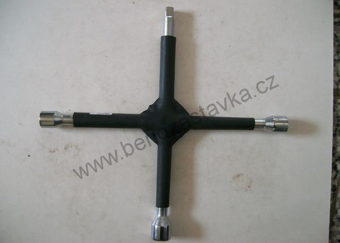 KLÍČ NA KOLA KŘÍŽOVÝ 17x19x21x1/2"