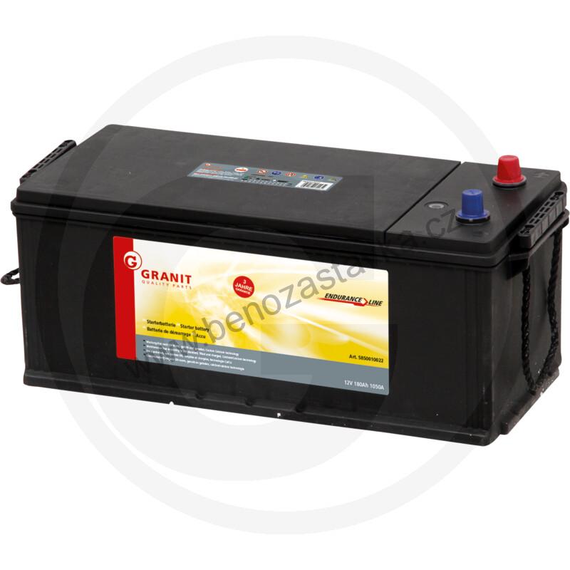 Autobaterie Endurance Line 12V 180Ah 1050A - 513x225x218 - Bezúdržbová