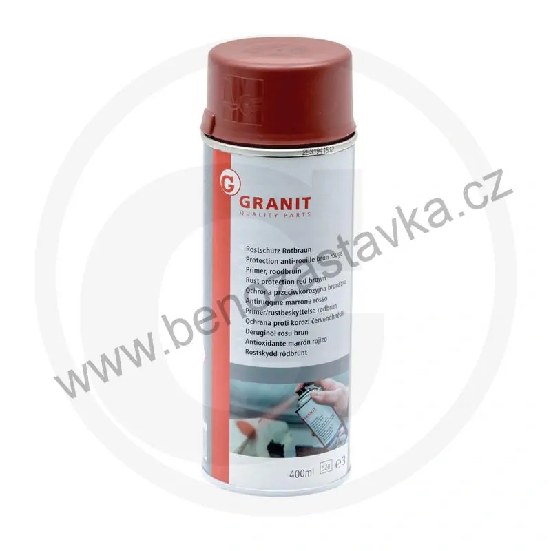 Základní barva - Ochrana proti korozi červenohnědá - ve spreji - 400ml