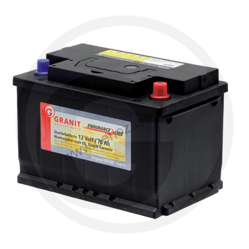 Autobaterie Endurance Line 12V 78Ah 660A - 277x175x190 - Bezúdržbová