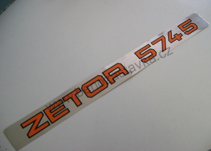 Nápis Zetor 5745 - Zetor URI