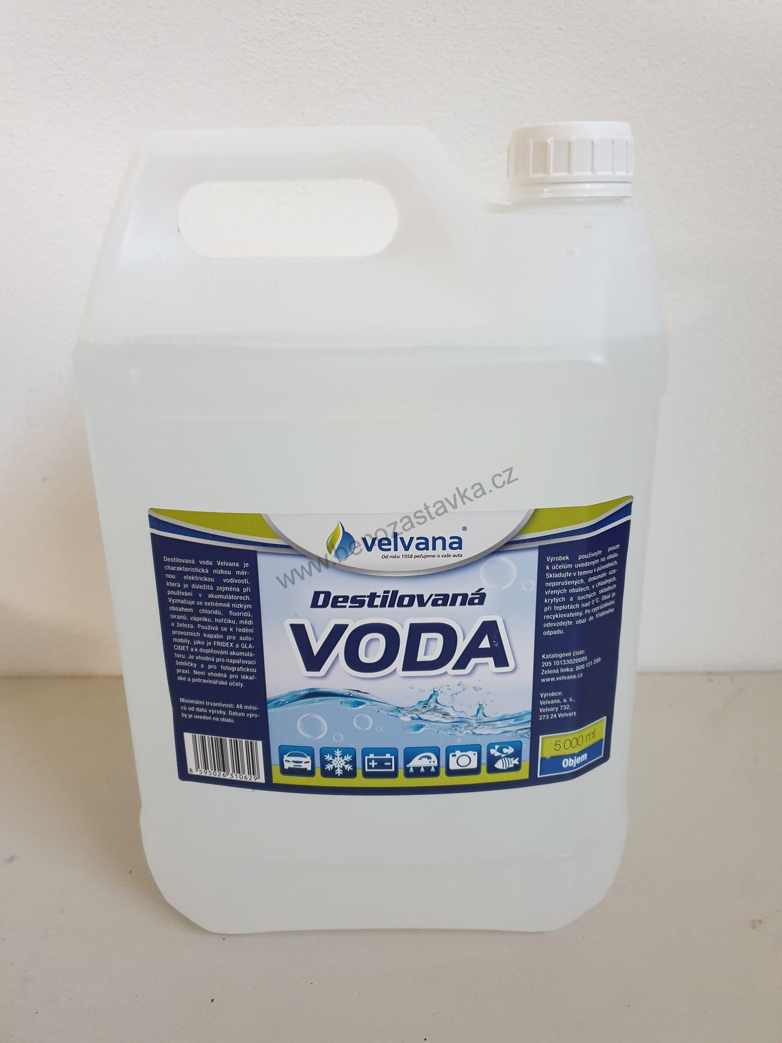 Destilovaná voda 5 litrů
