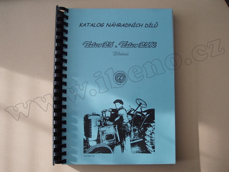Katalog náhradních dílů Zetor 25  A/K