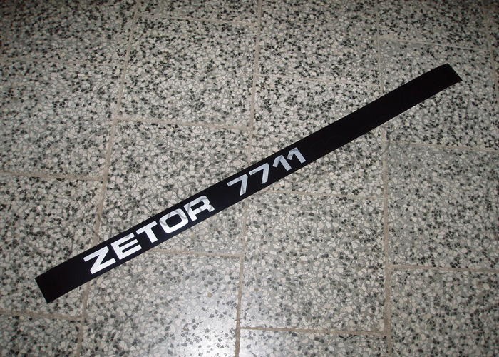 Nápis boční levý Zetor 7711 - Zetor URI