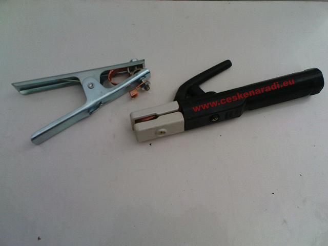 Držák elektrod 500A a zemnící kleště 300A