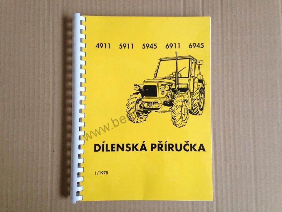 Dílenská příručka Zetor 4911 5911 5945 6911 6945