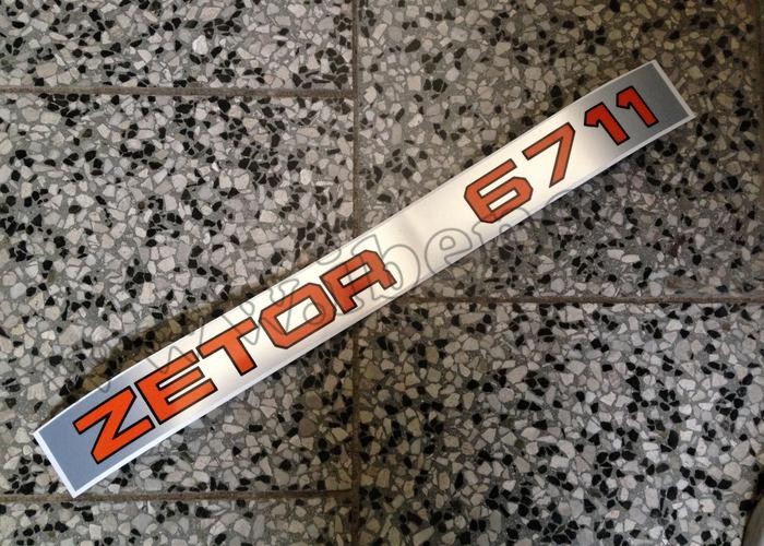 Nápis boční Zetor 6711 - Zetor URI (pravý,levý)