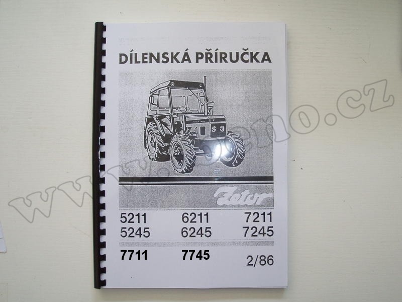 Dílenská příručka Zetor 5211 6211 7211 7711 7745