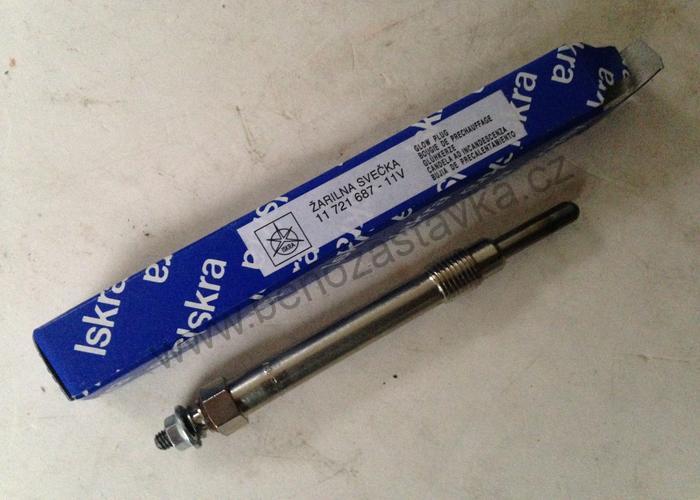Žhavící svíčka 11721687 - 11V - Zetor URIII