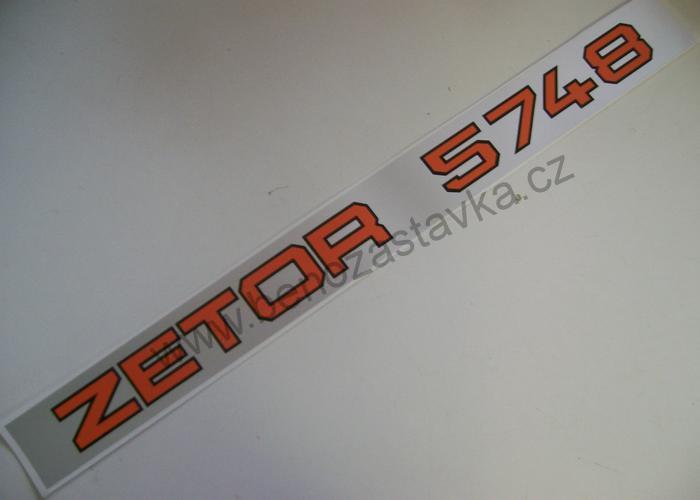 Nápis Zetor 5748 - Zetor URI