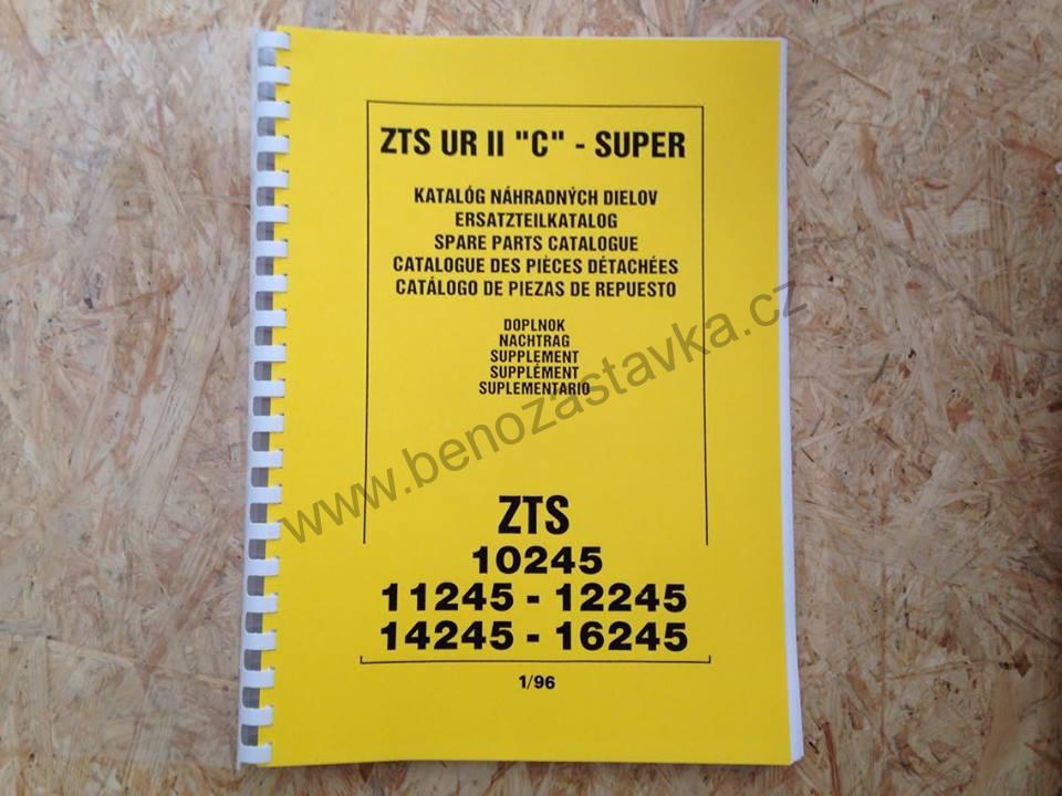 Katalog náhradních dílů - ZTS UR II 'C' - Super 10245 11245 12245 14245 16245
