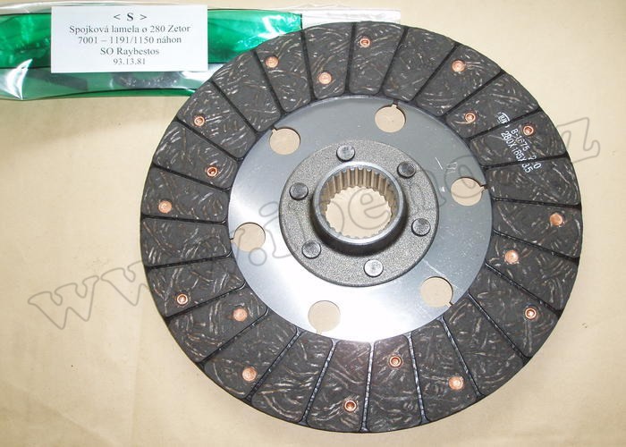 Lamela pomocného náhonu 28 zubů PTO - Zetor URI