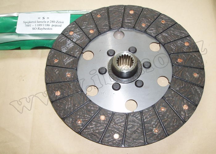 Lamela pojezdové spojky 18 zubů, průměr 280 mm - Zetor URI