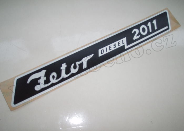 Nápis Zetor 2011 malý - Zetor 2011