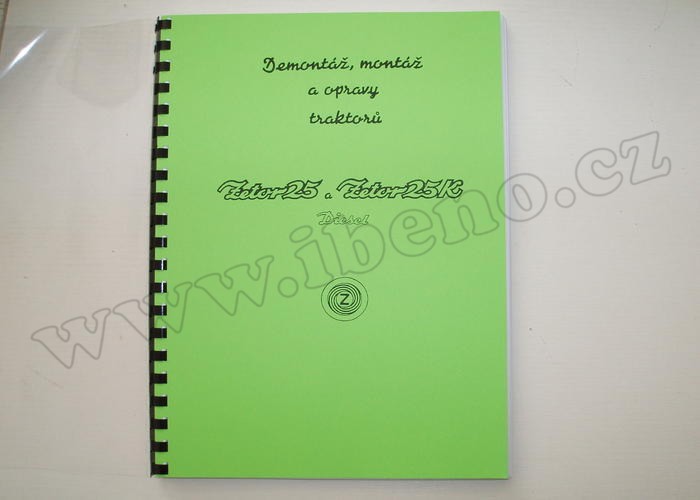 Dílenská příručka Zetor 25  A/K