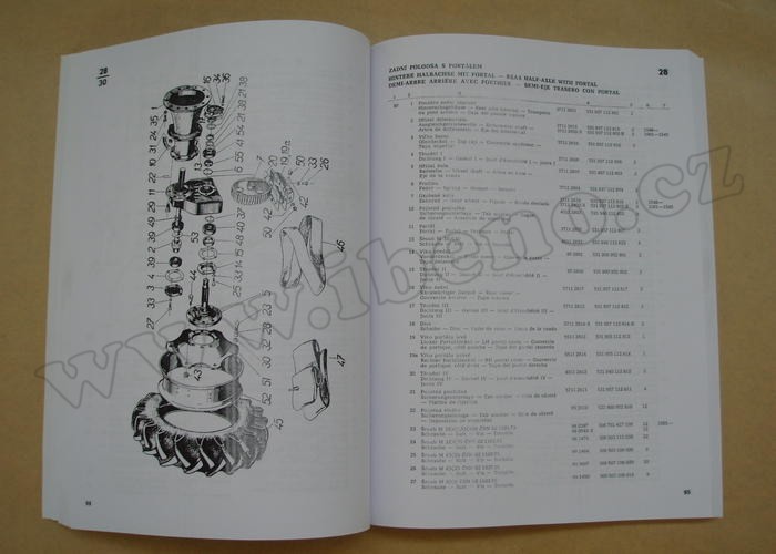 Katalog náhradních dílů Zetor 4712 4718