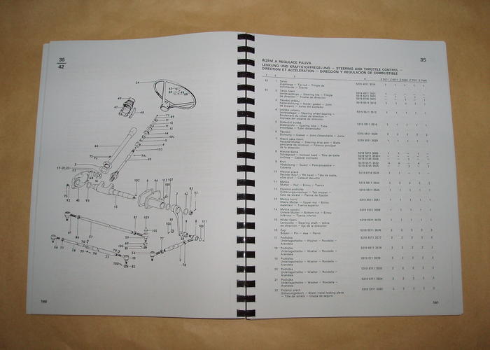 Katalog náhradních dílů Zetor 5011 6011 6045 7011 7045