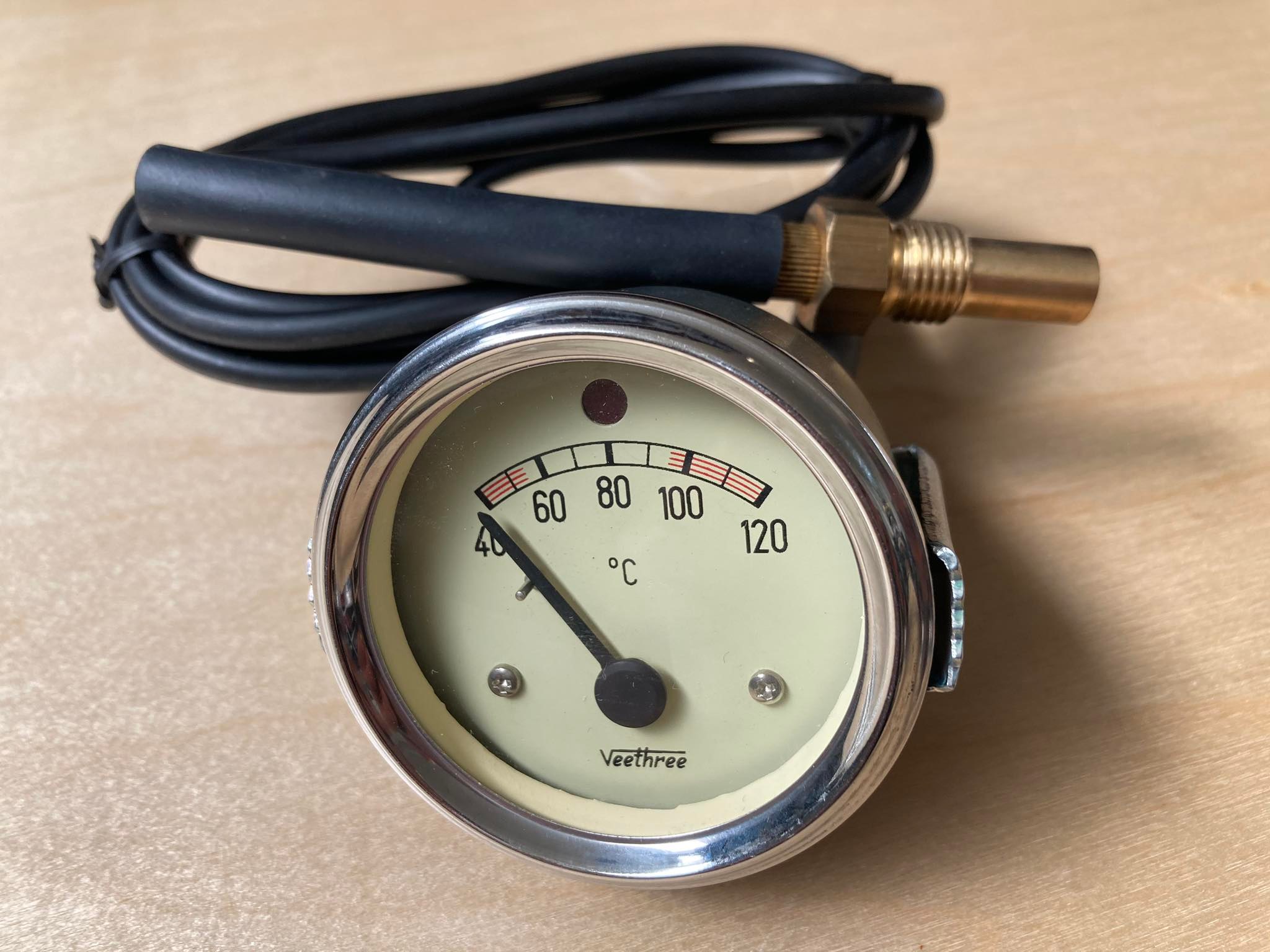 Teploměr s budíkem a kapilárou - Zetor