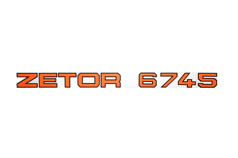 Boční nápis - Zetor 6745