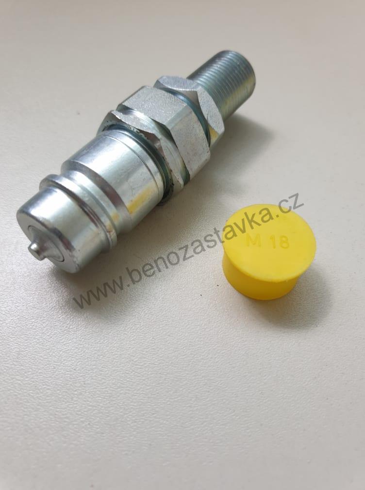Hydraulická rychlospojka M18x1,5 samec KSS12L3 DN12-GB3
