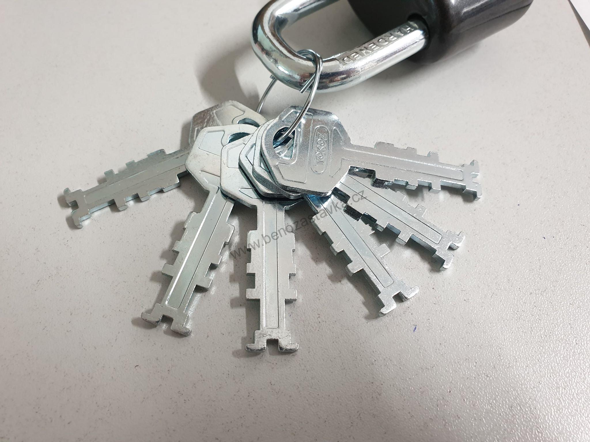 Visací zámek 113/50 RECORD+ s 6klíči - TOKOZ