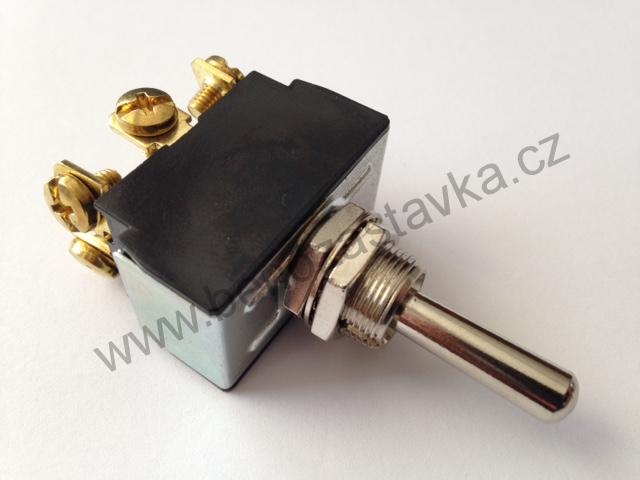 Kovový páčkový přepínač - Zetor