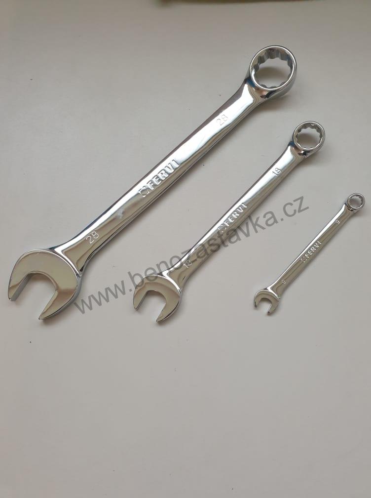 Sada očkoplochých klíčů DIN 3113/leštěné - 6-32 mm - FERVI