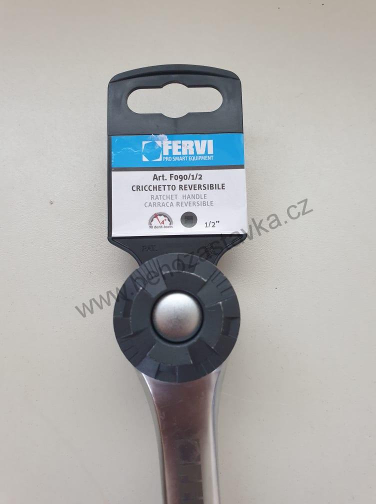 Ráčna ergonomická 1/2" 90 zubů - FERVI