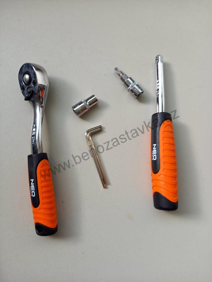 Sada Gola 1/4" 53 kusů - NEO TOOLS