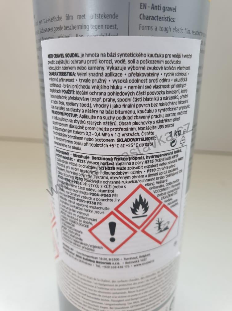 Antigravel GUN UBS černý 1kg