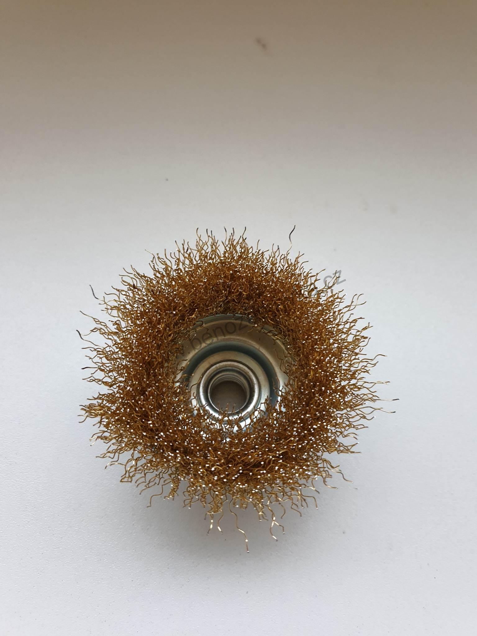 Kartáč hrnkový - vlnitý (75 mm x M14)