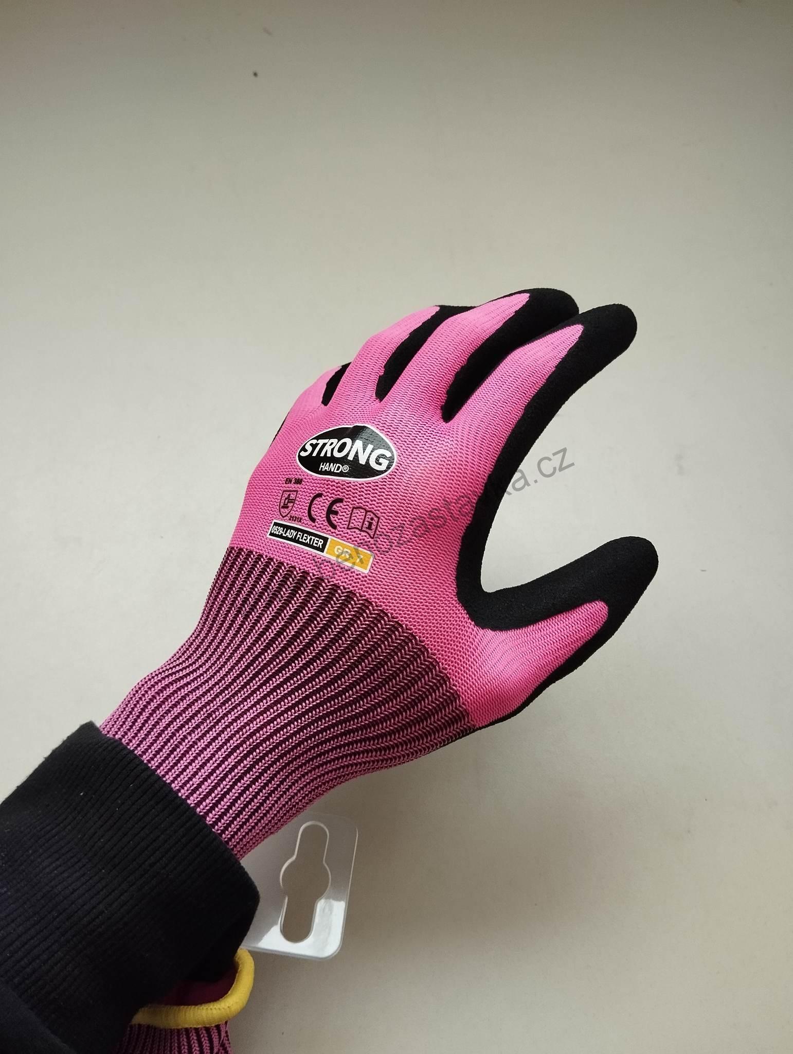 Rukavice - FLEXTER LADY - vel.7 - Povrstvené