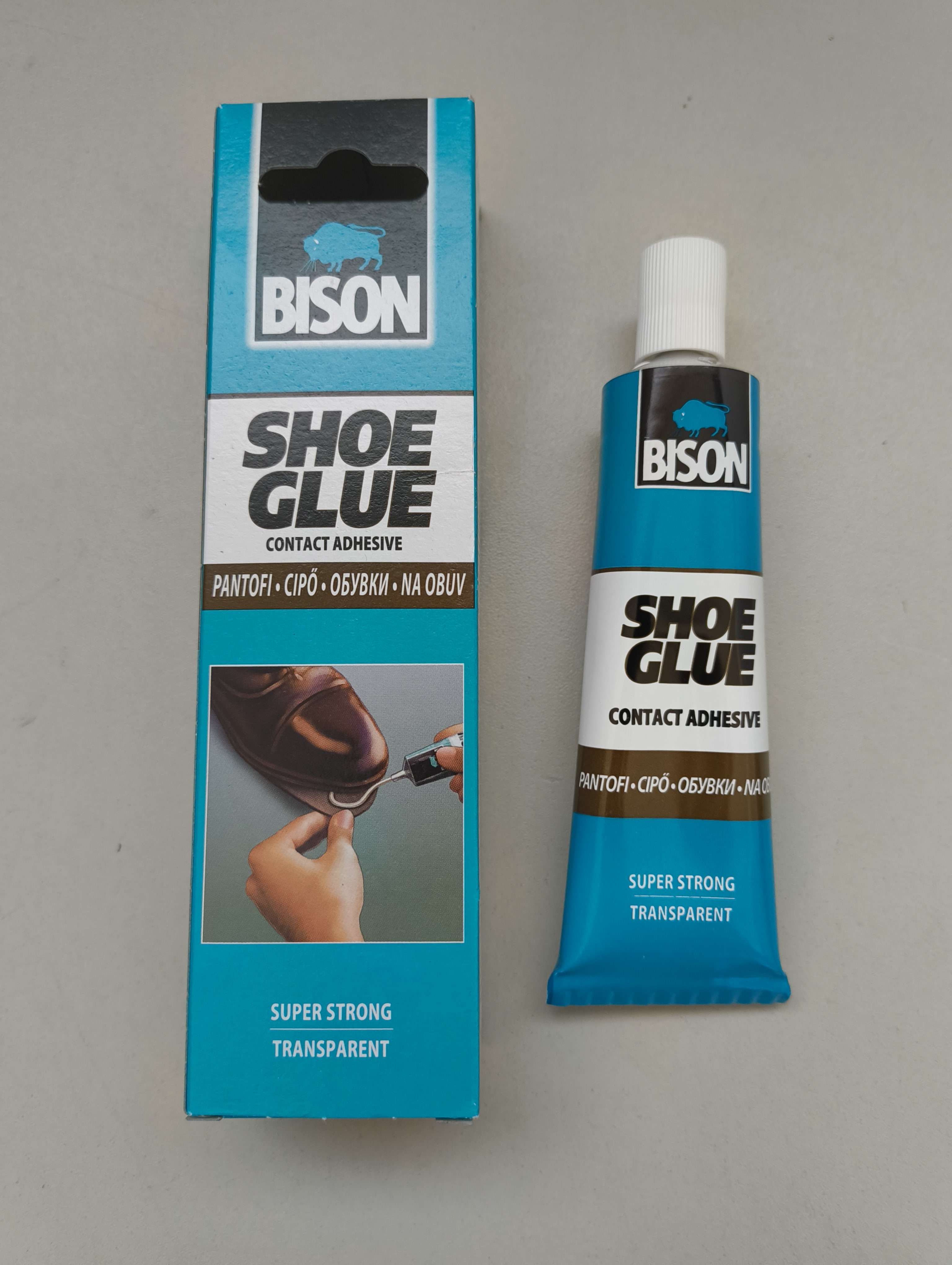Lepidlo na opravu obuvi BISON KIT SHOE GLUE 55ml
