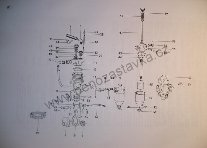 Sedlo ventilu kompresoru - Zetor
