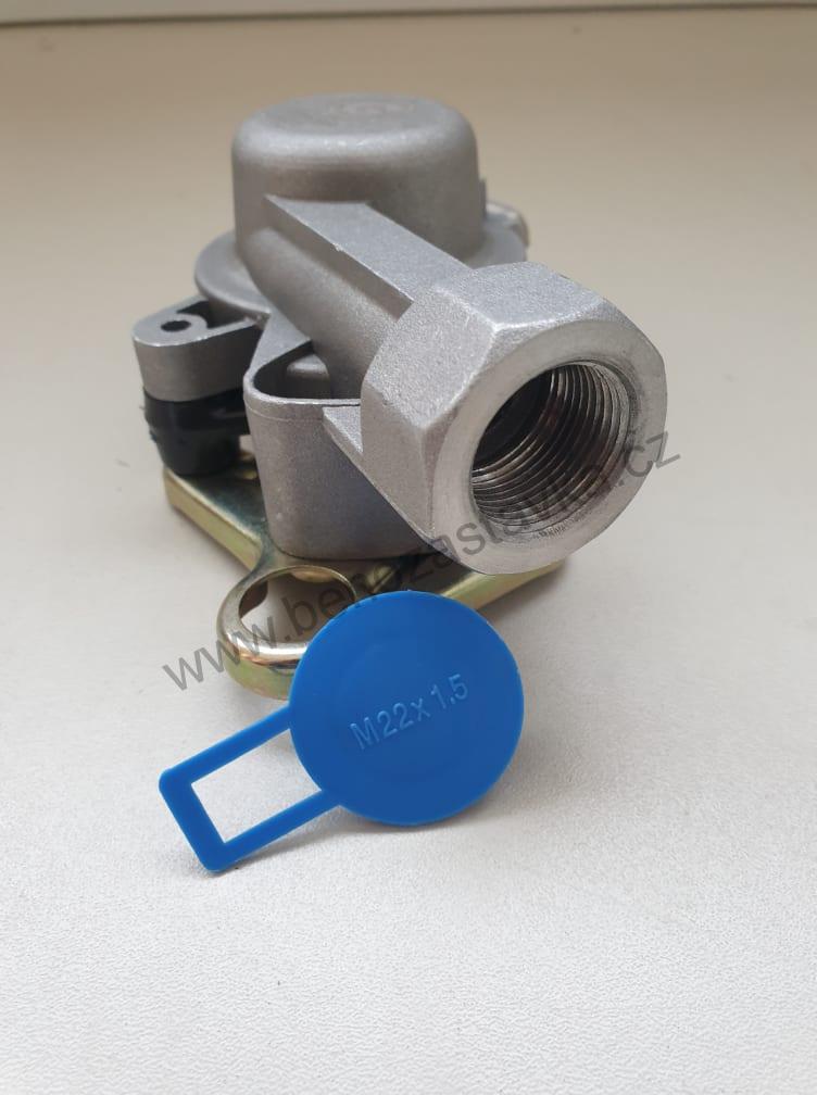 Spojovací hlavice vzduchové brzdy, traktor - měkká - Zetor