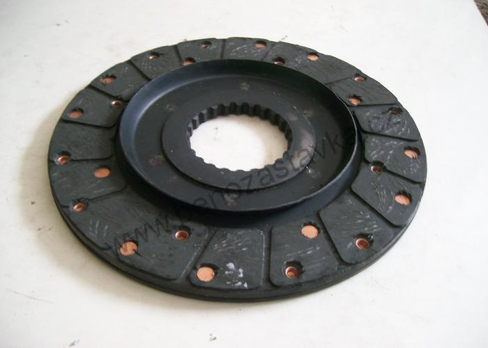 Brzdová lamela s bezazbestovým obložením - Zetor URII