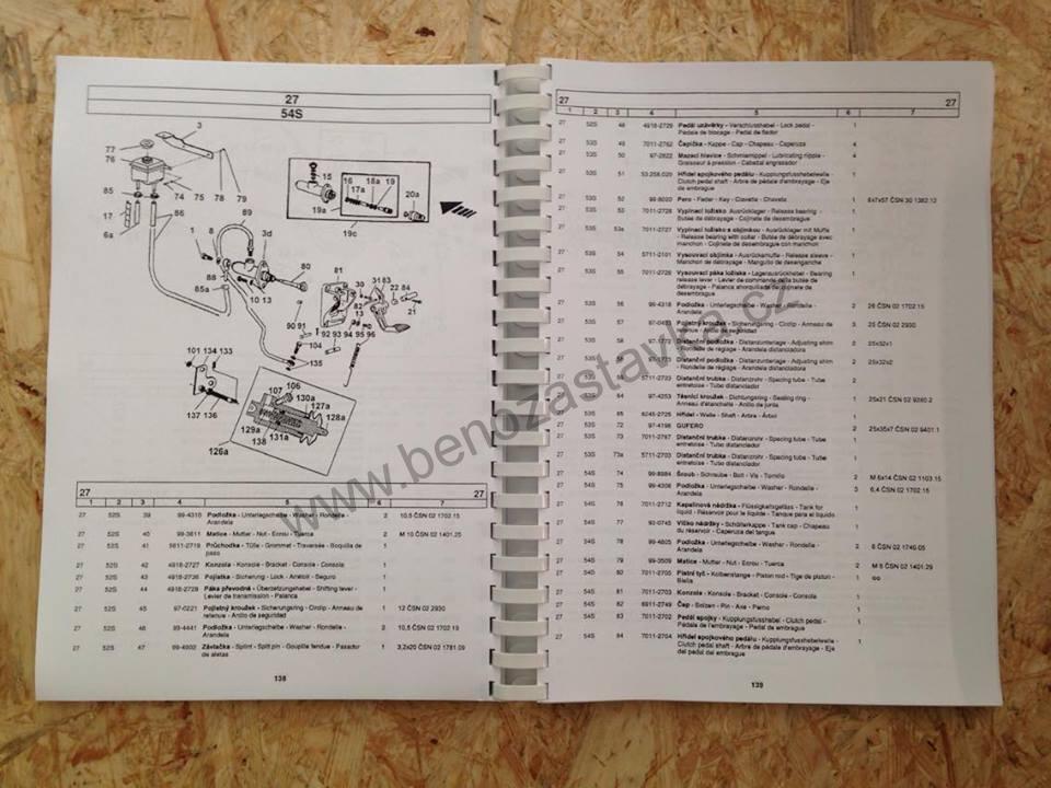 Katalog náhradních dílů Zetor 3321 4321 5321 6321 7341