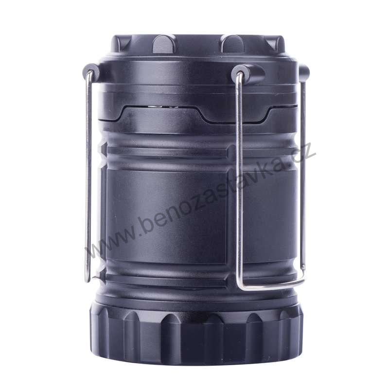 Kempingová svítilna COB LED, na 3x AA